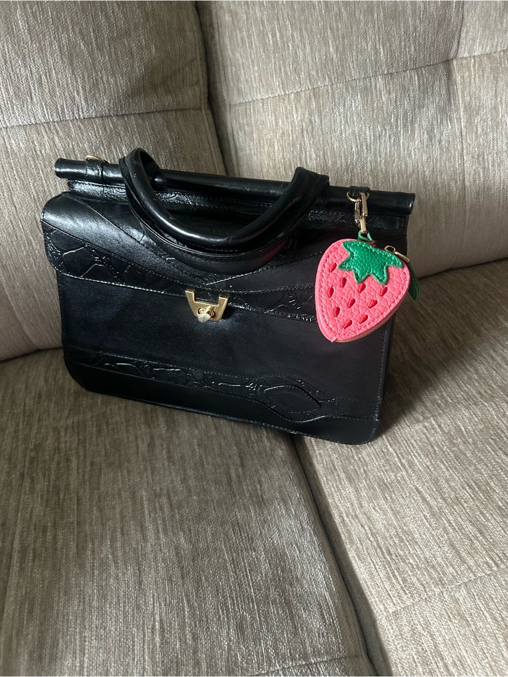 ⭐️Host Pick⭐️ PINK STRAWBERRY Bag Charm Coin Purse Keychain
